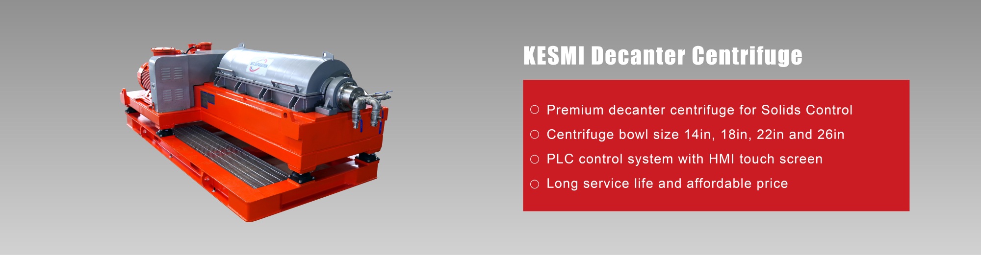 2-KESMI Decanter Centrifuge