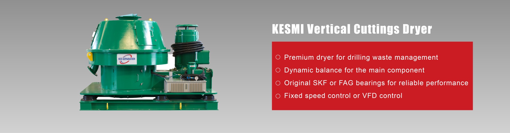 3-KESMI Verticalcuttings dryer