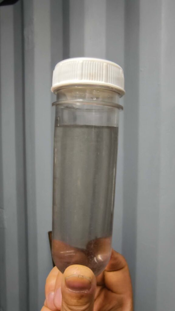 High-quality light oil recovered after treatment by KESS TDU